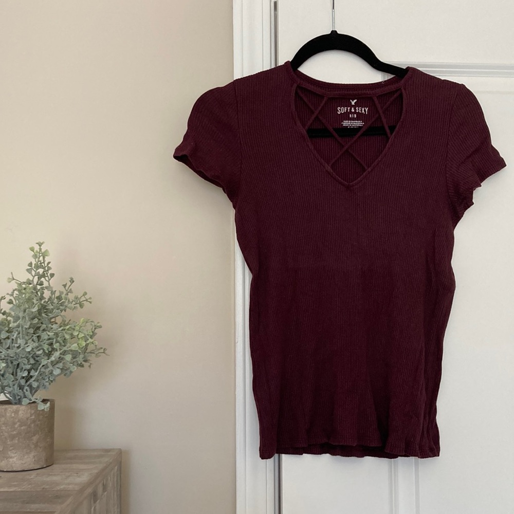 Cage Neck T-Shirt